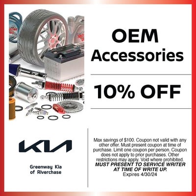 10% Off OEM Accessories