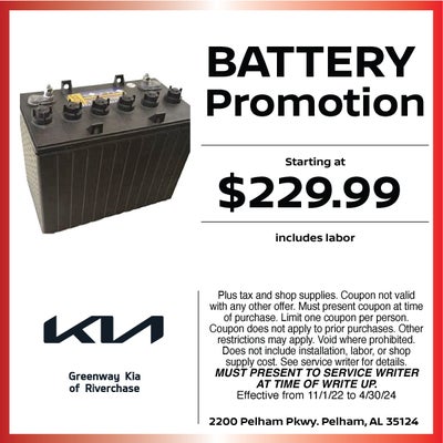 Battery Promotion